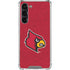 University of Louisville Red Background Galaxy S24 FE Clear Case